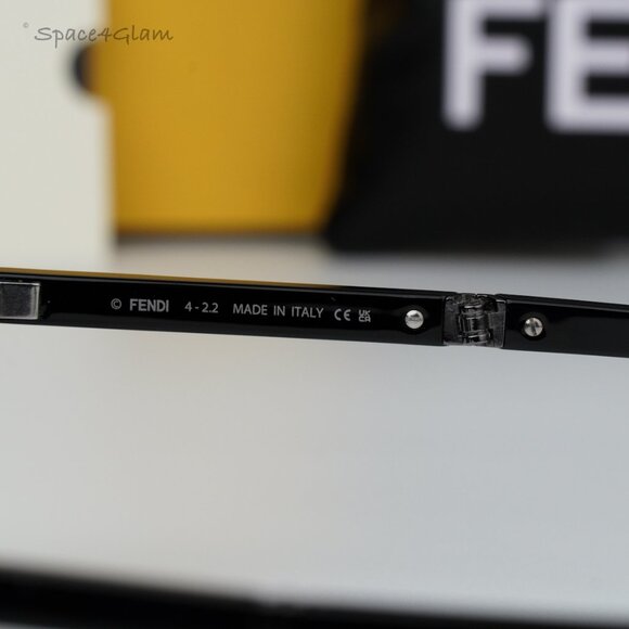 Fendi Women Sunglasses Black Grey Pattern Cat Eye FE40089I 72U FOLDING BRAND NEW main image 9